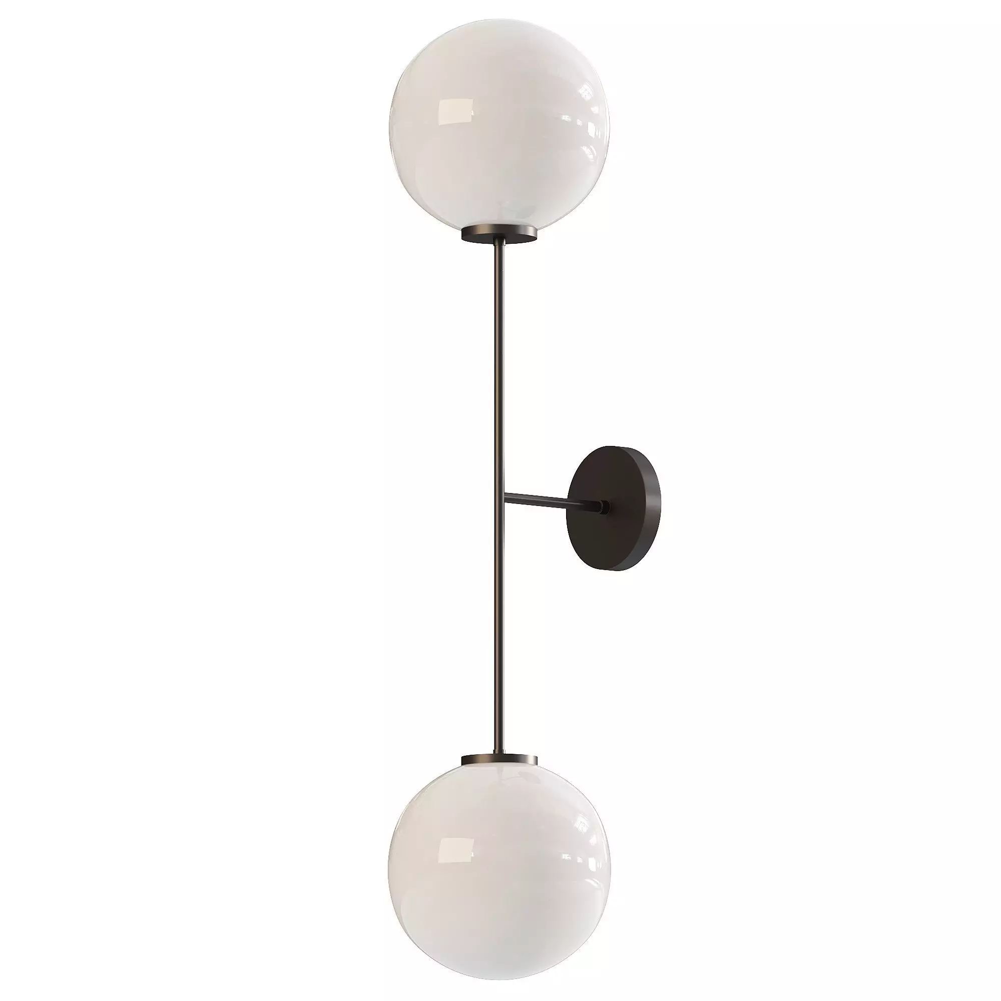 Cassia Double Wall Sconce 3D model_0