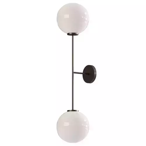 Cassia Double Wall Sconce 3D model