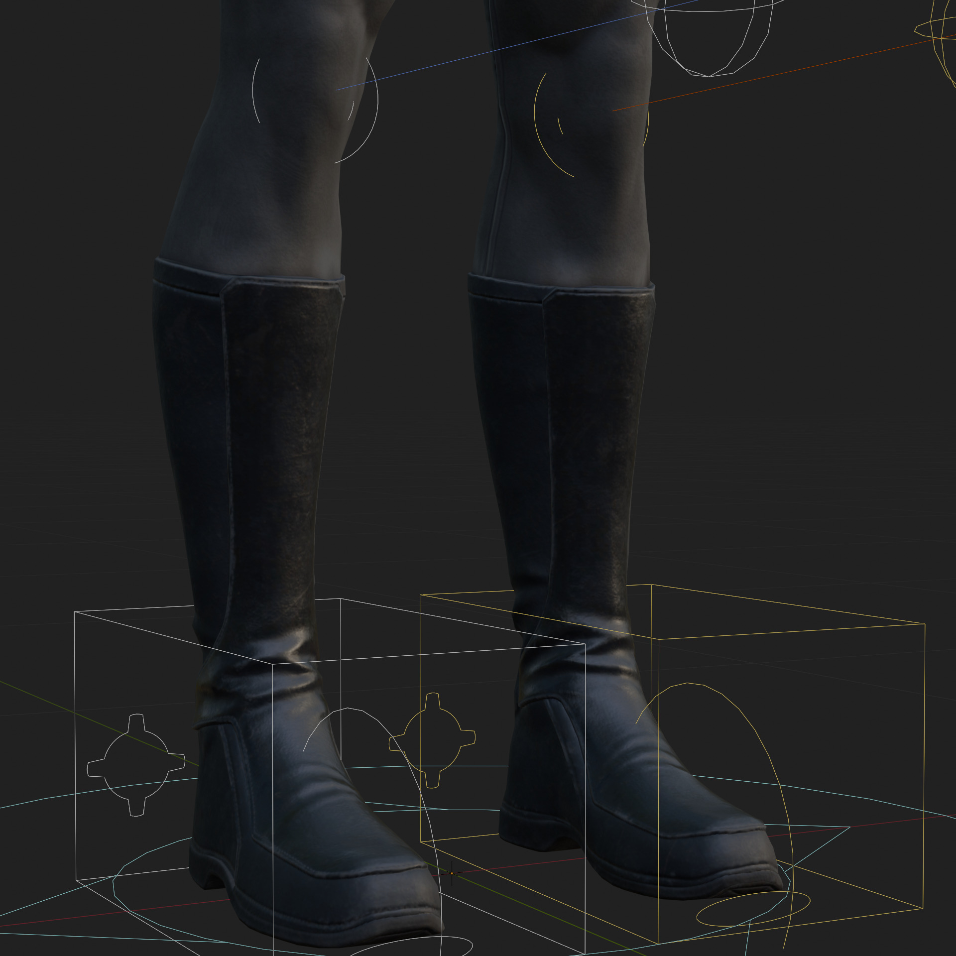 Nightwing 3D Model Jim Lee Fully Rigged PBR FBX Blender OBJ Low-poly 3D model_6