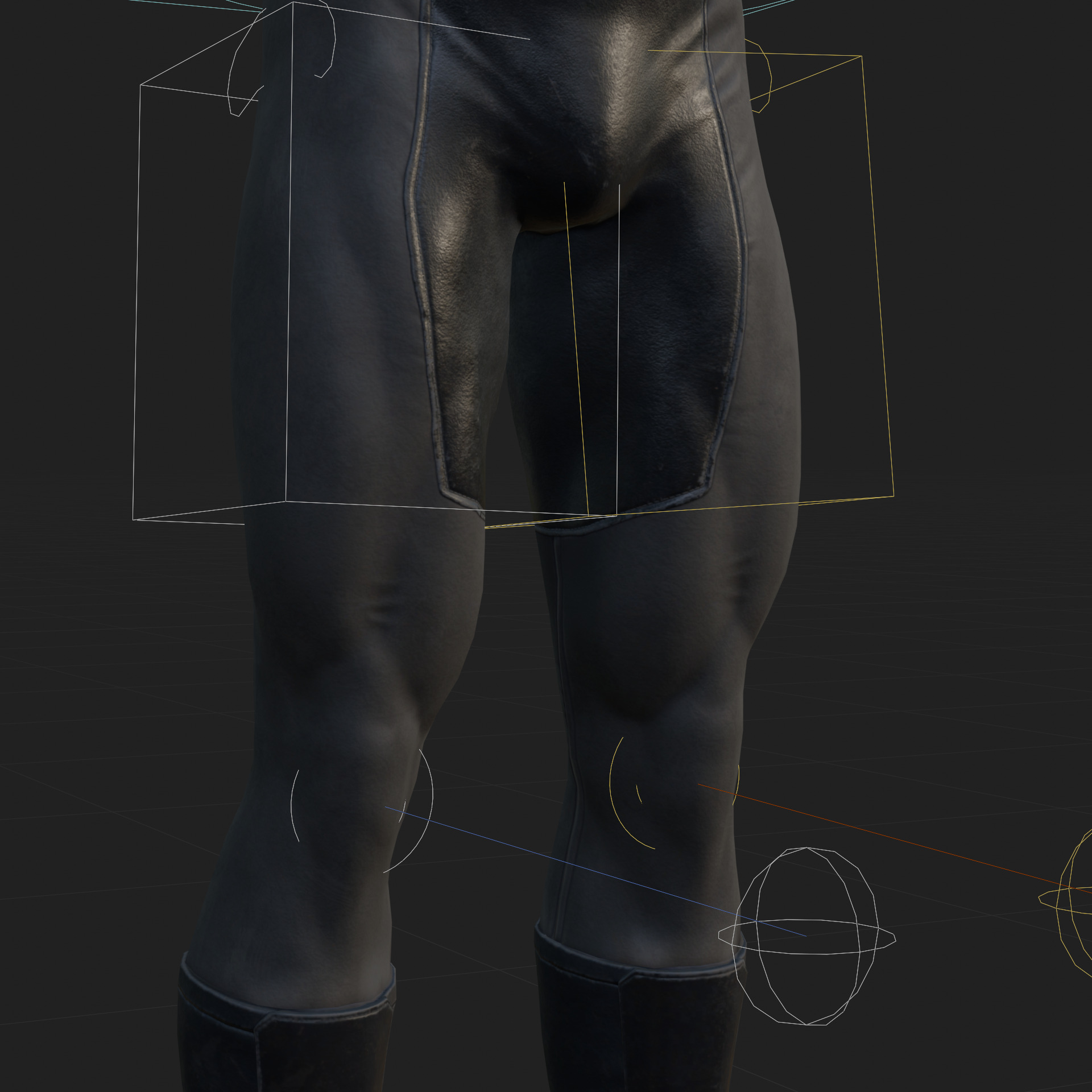 Nightwing 3D Model Jim Lee Fully Rigged PBR FBX Blender OBJ Low-poly 3D model_5