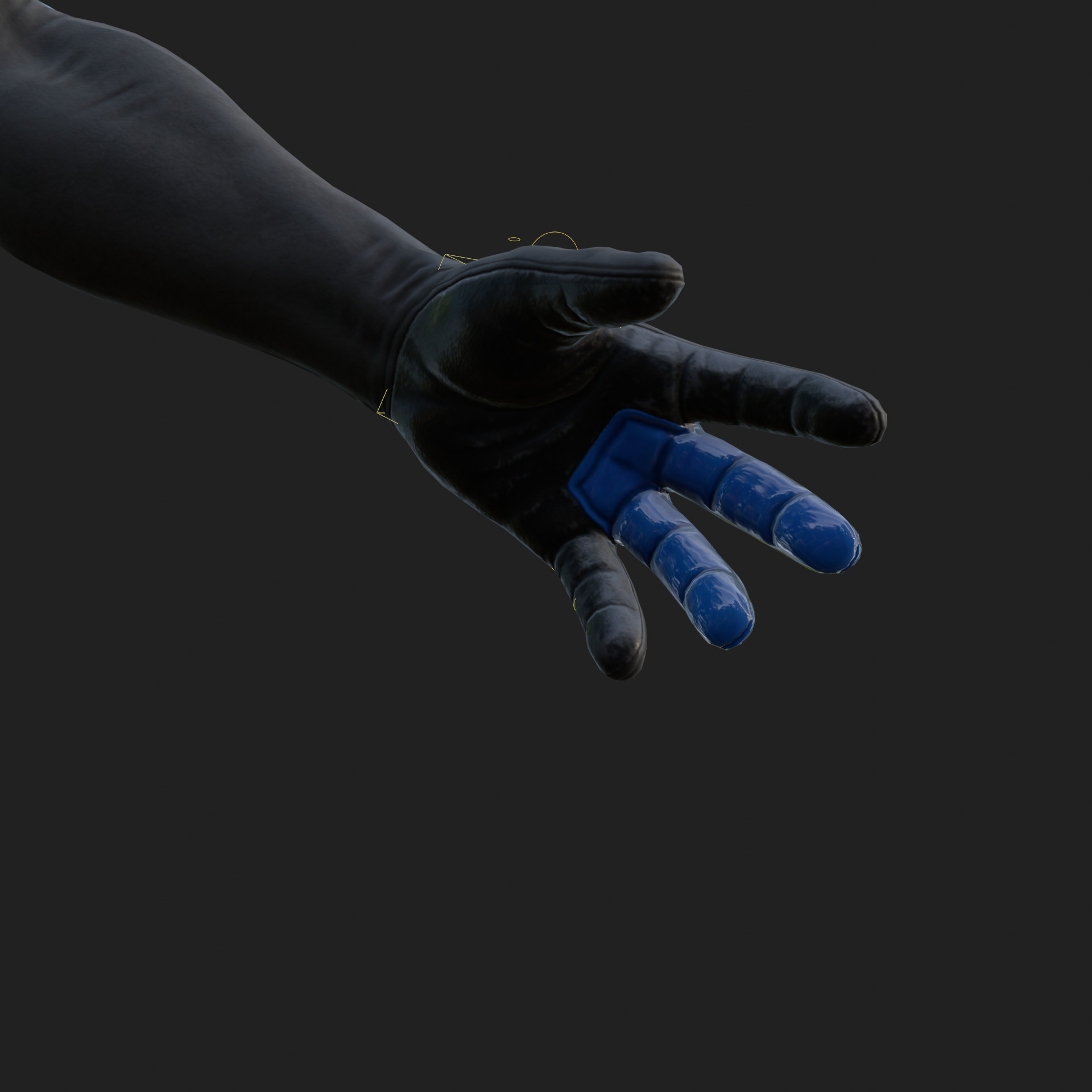 Nightwing 3D Model Jim Lee Fully Rigged PBR FBX Blender OBJ Low-poly 3D model_7