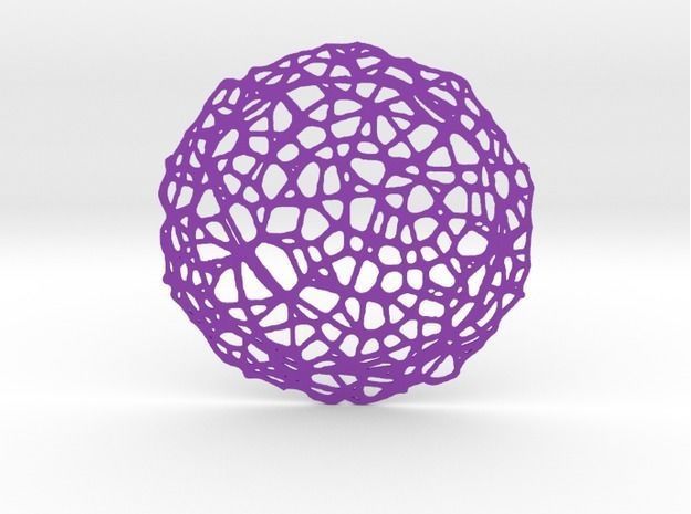 Drink coaster - Voronoi No V 3D print model_6