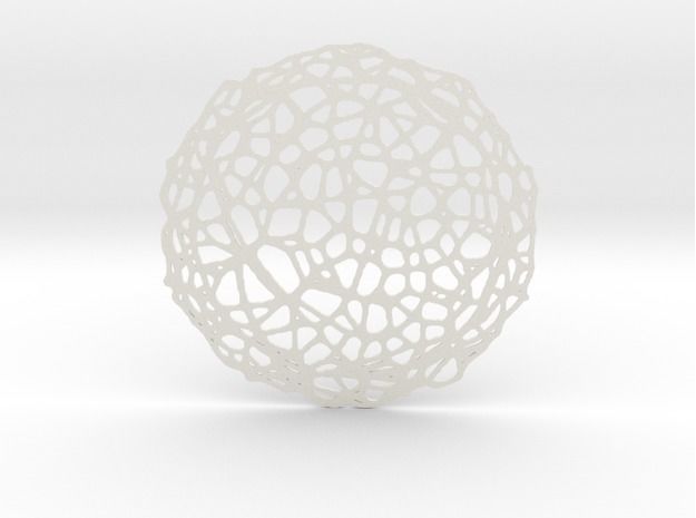Drink coaster - Voronoi No V 3D print model_1