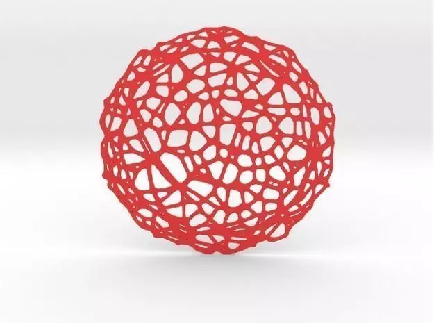 Drink coaster - Voronoi No V 3D print model_0