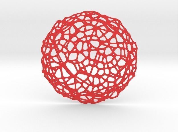 Drink coaster - Voronoi No V 3D print model