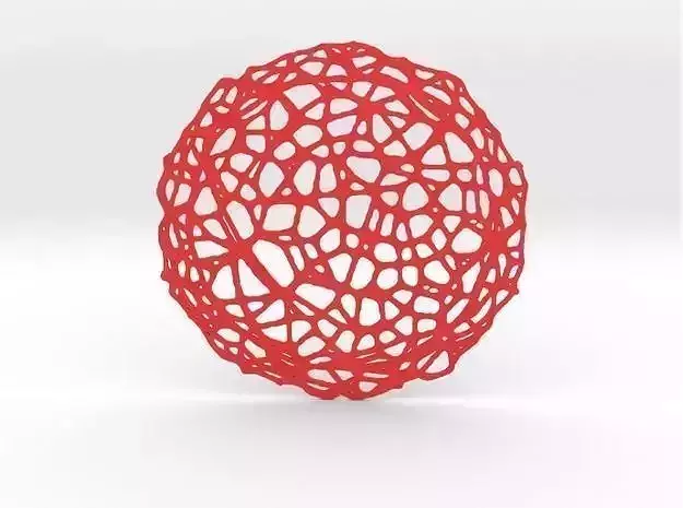 Drink coaster - Voronoi No V 3D print model