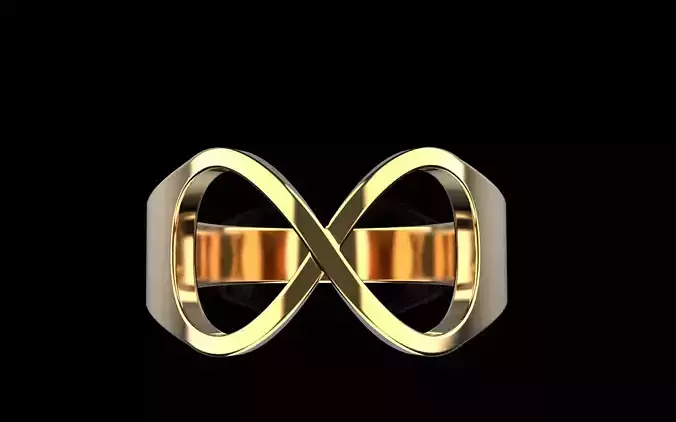 Infinity sign ring model 1168
