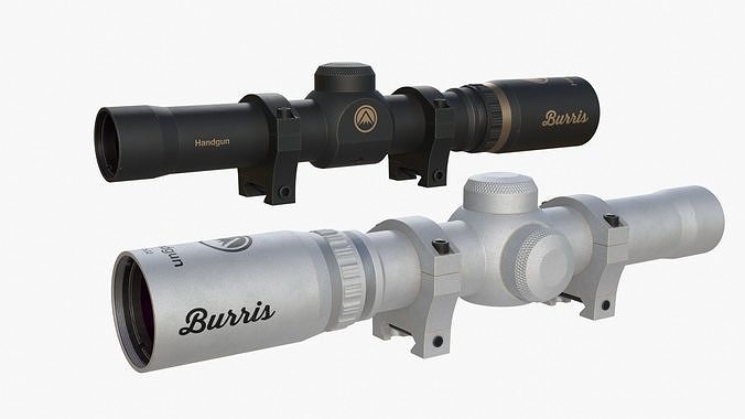 Burris hangun scope Low-poly 3D model