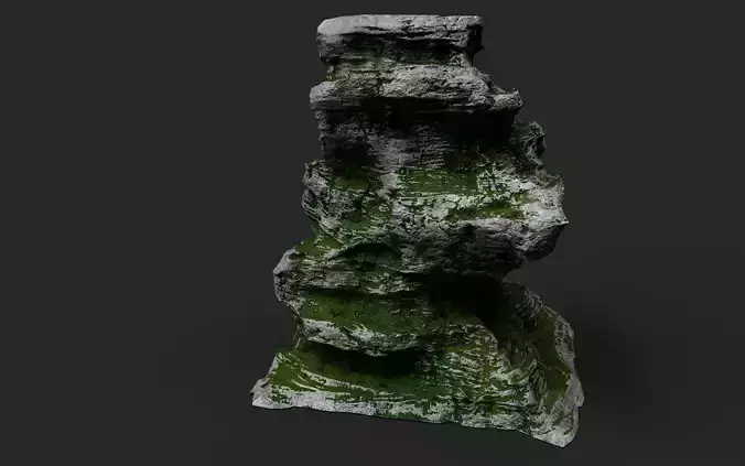 Mossy Cliff Rock 23-2