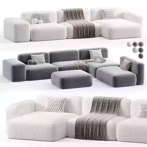 Corner sofa Dorvan Desiree Modular sofa