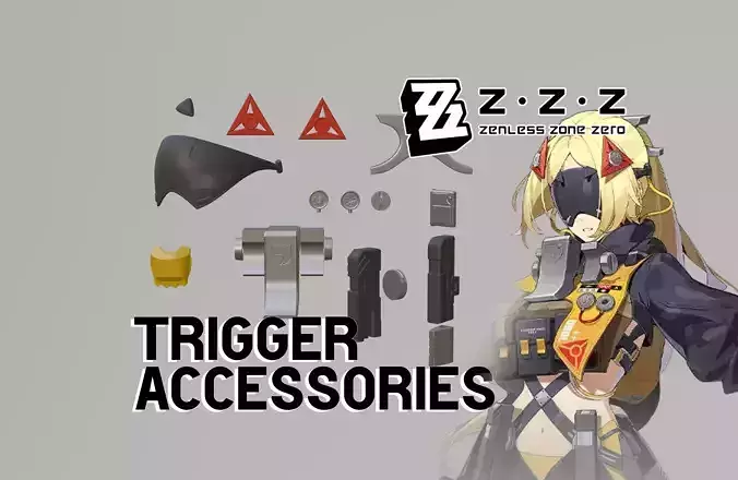 Zenless Zone Zero - Trigger Accessories 3D print model