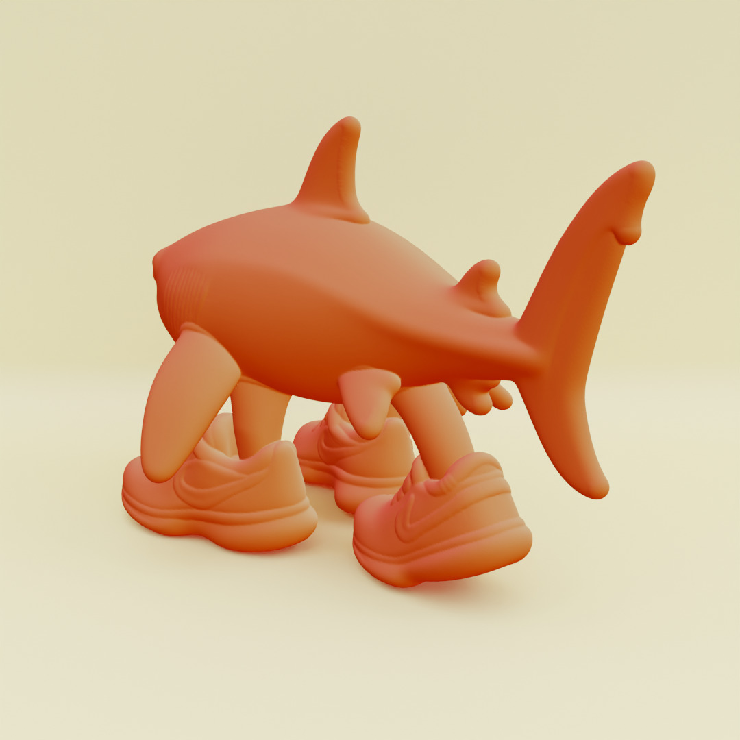 Tralalero Tralala Italian brainrot Printable 3D print model_14