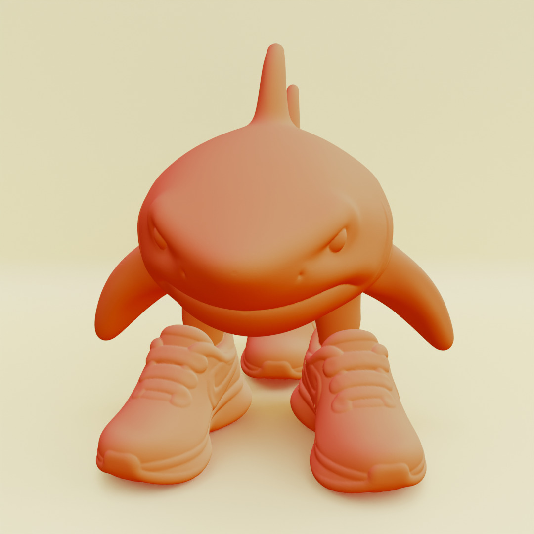 Tralalero Tralala Italian brainrot Printable 3D print model_2