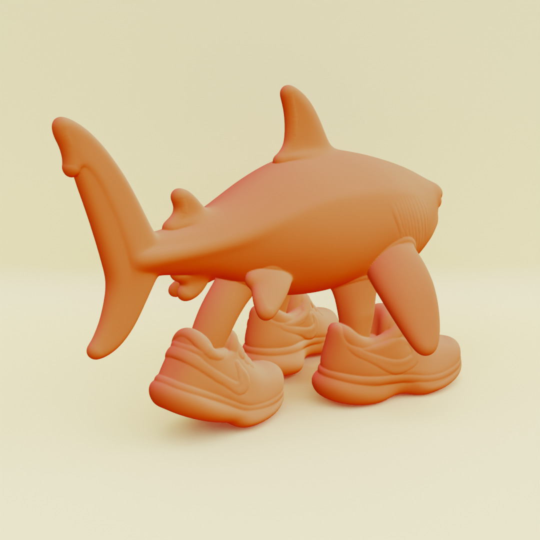 Tralalero Tralala Italian brainrot Printable 3D print model_19