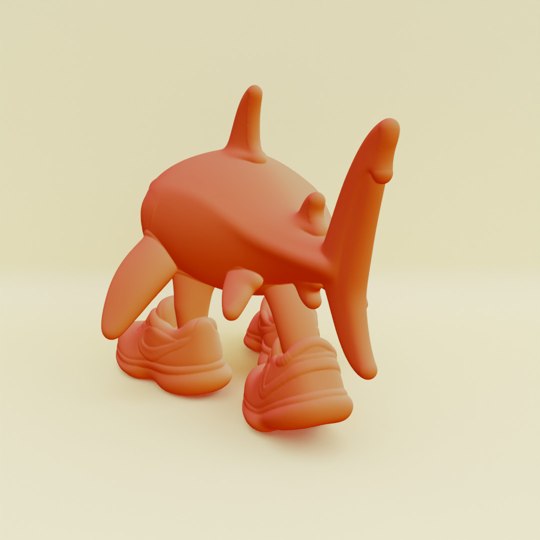 Tralalero Tralala Italian brainrot Printable 3D print model_15