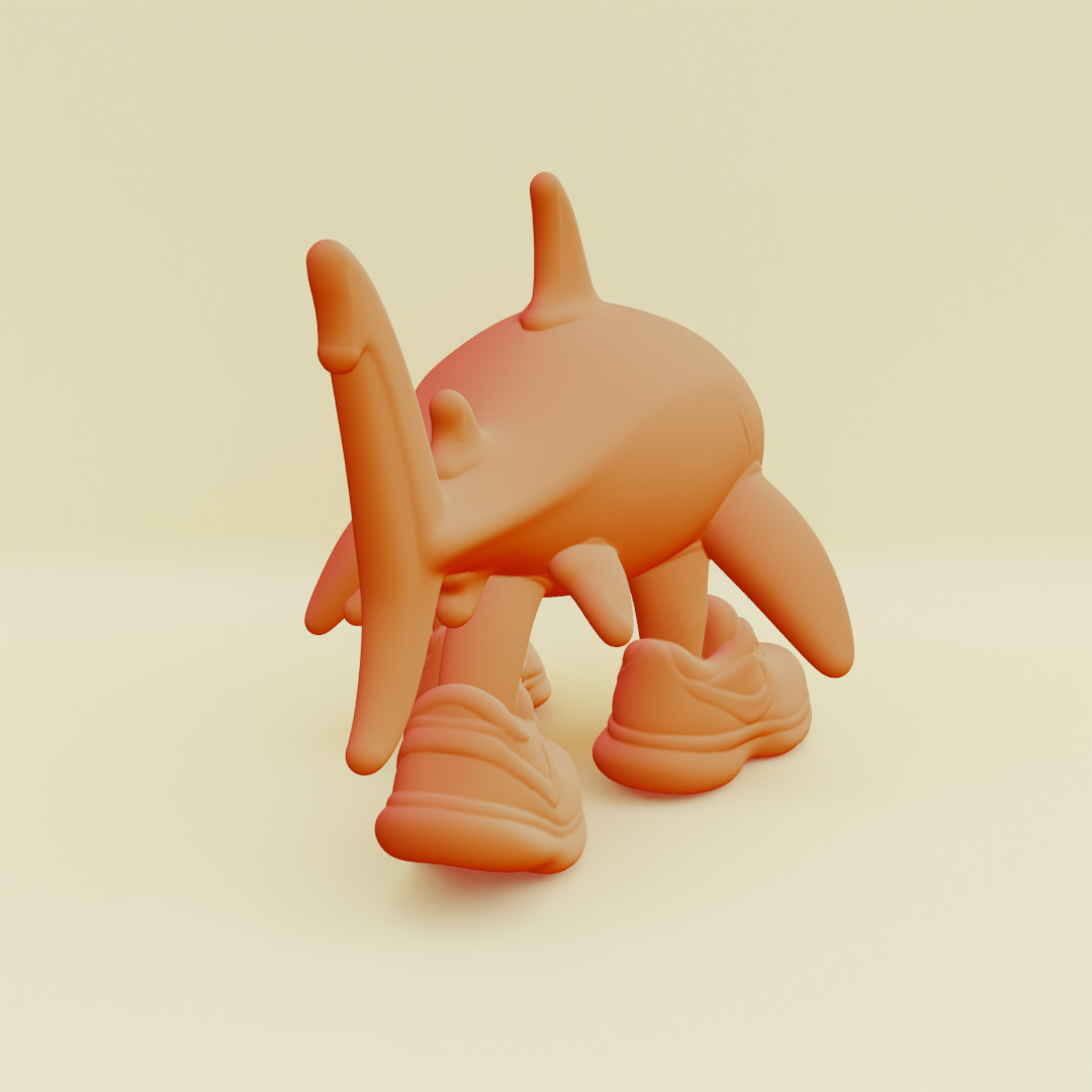 Tralalero Tralala Italian brainrot Printable 3D print model_17