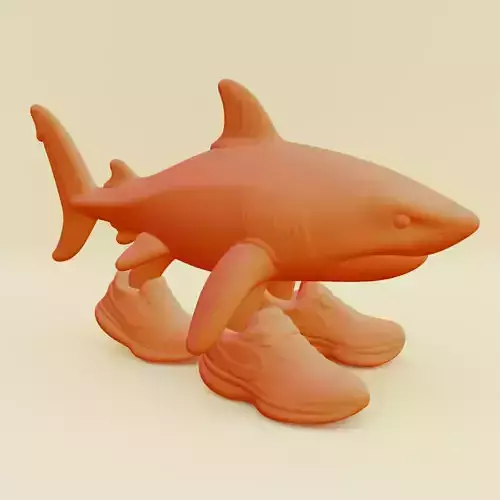 Tralalero Tralala Italian brainrot Printable 3D print model Tralalero Tralala Italian brainrot Printable 3D print model