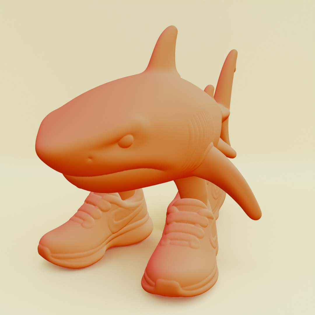 Tralalero Tralala Italian brainrot Printable 3D print model_5