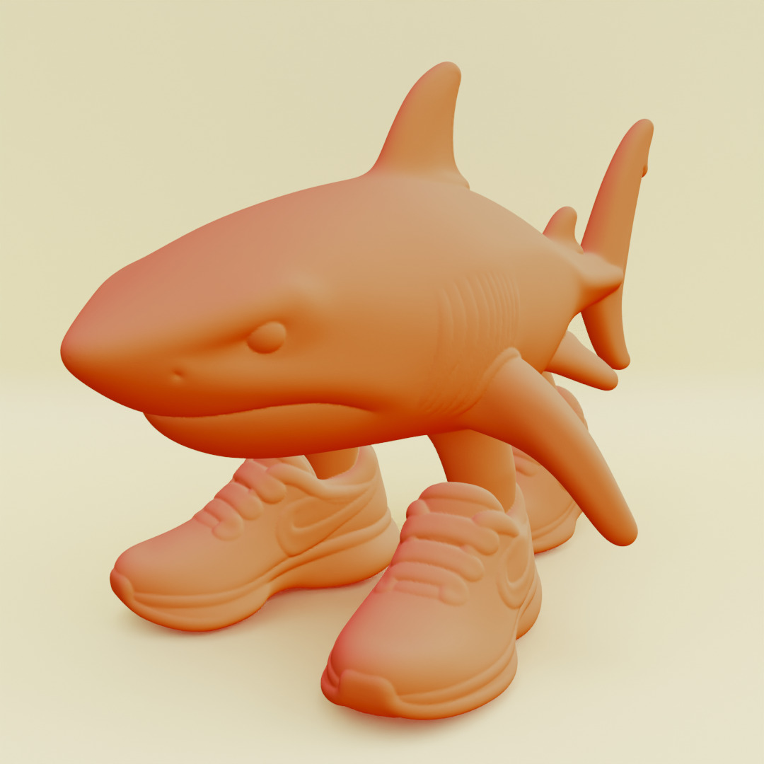 Tralalero Tralala Italian brainrot Printable 3D print model_7