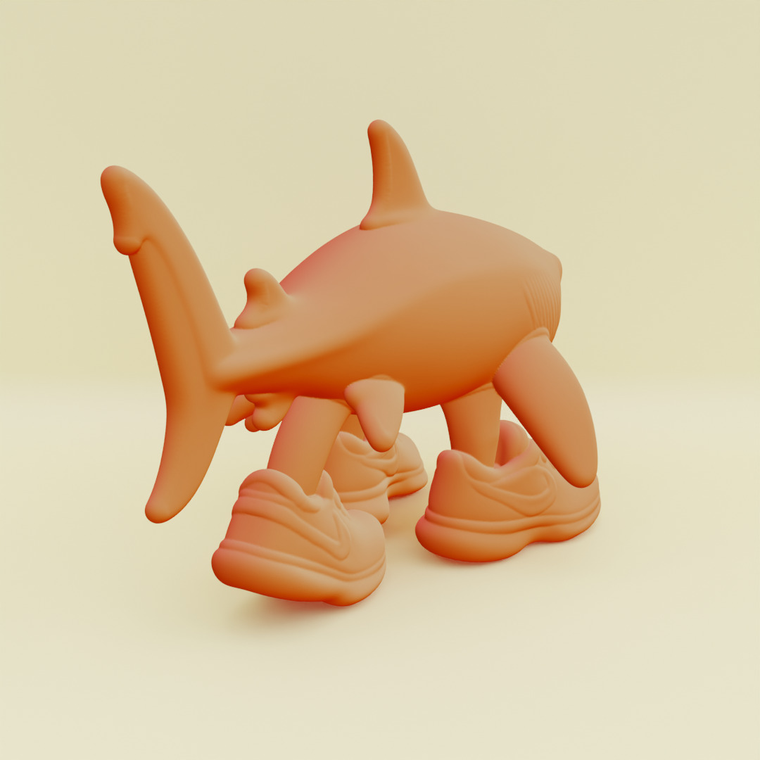 Tralalero Tralala Italian brainrot Printable 3D print model_18