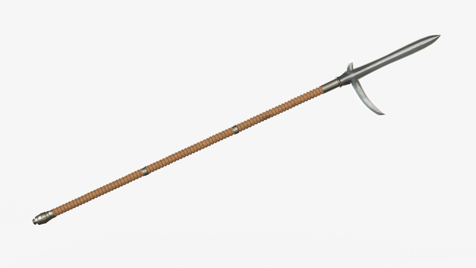 Japanese Spear Kata Kama Yari 4 colors 3D model_2