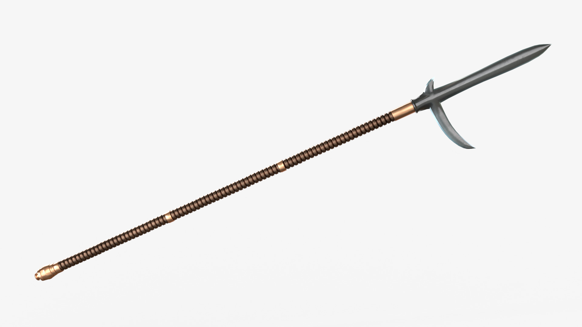 Japanese Spear Kata Kama Yari 4 colors 3D model_4