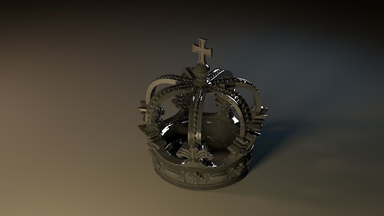 Angelique Crown 3D print model_7