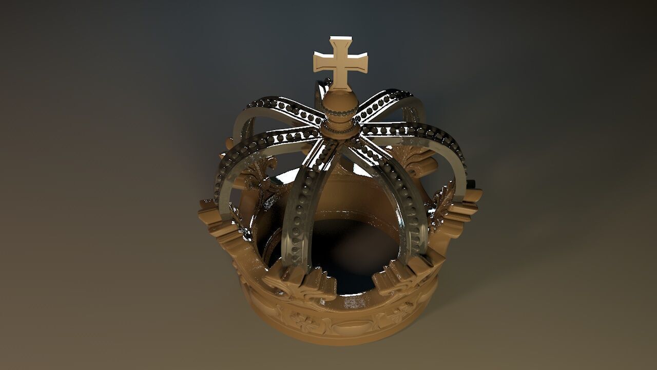 Angelique Crown 3D print model_2