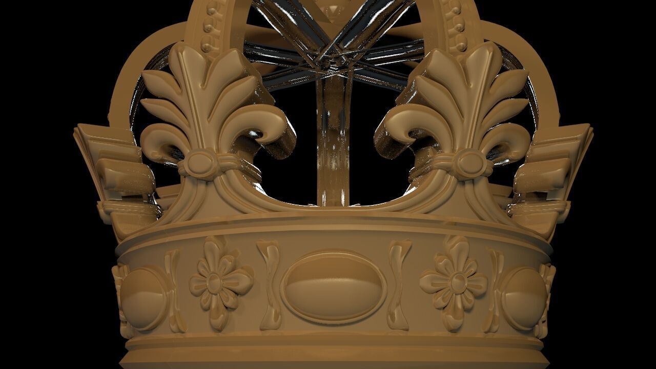 Angelique Crown 3D print model_6