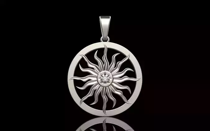 Sun pendant model 1177