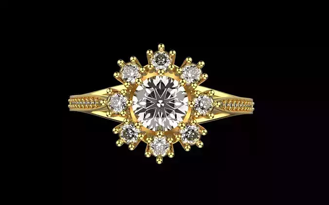 Engagement ring model 1180