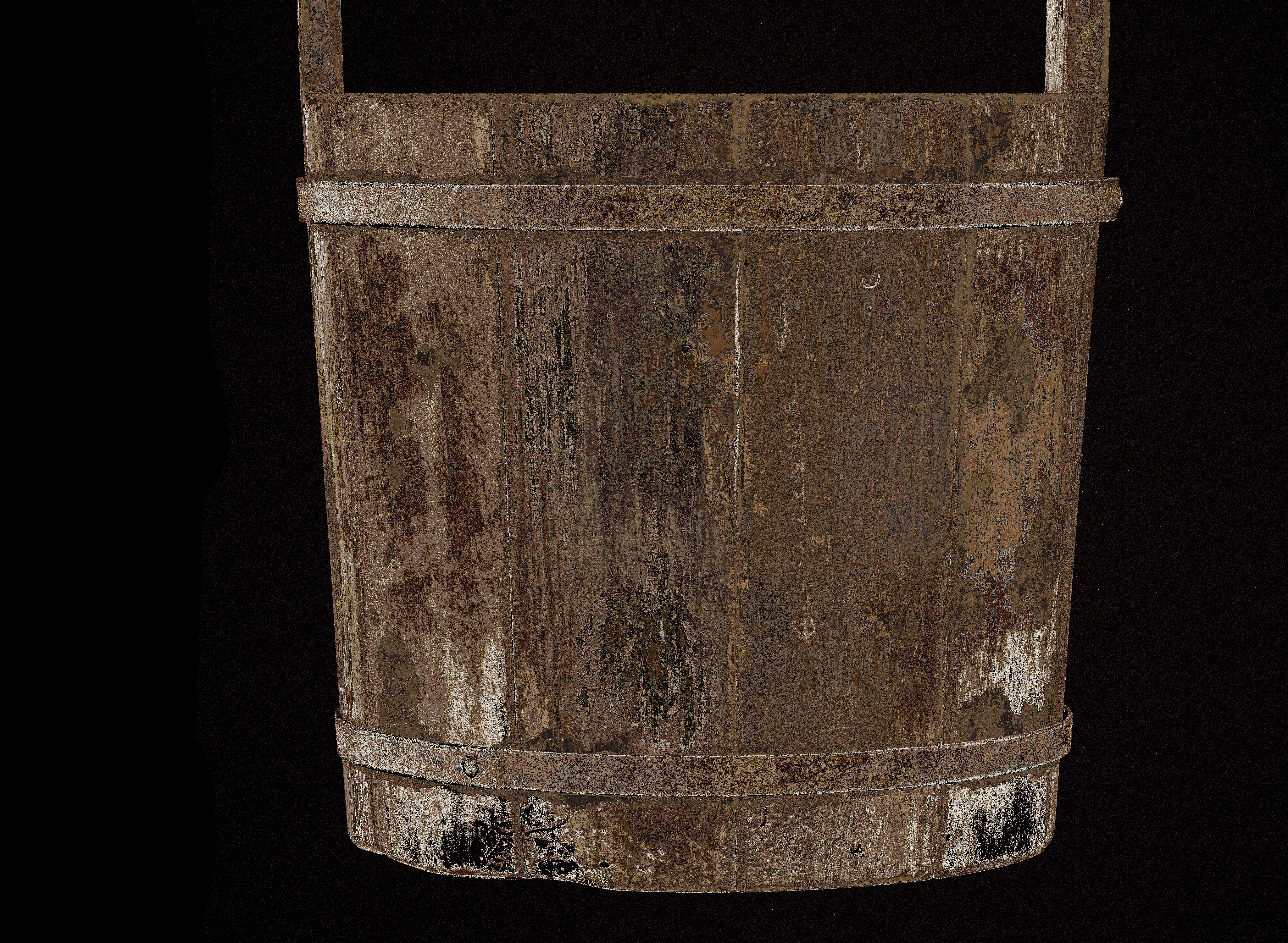 Nanite Bucket Low-poly 3D model_3