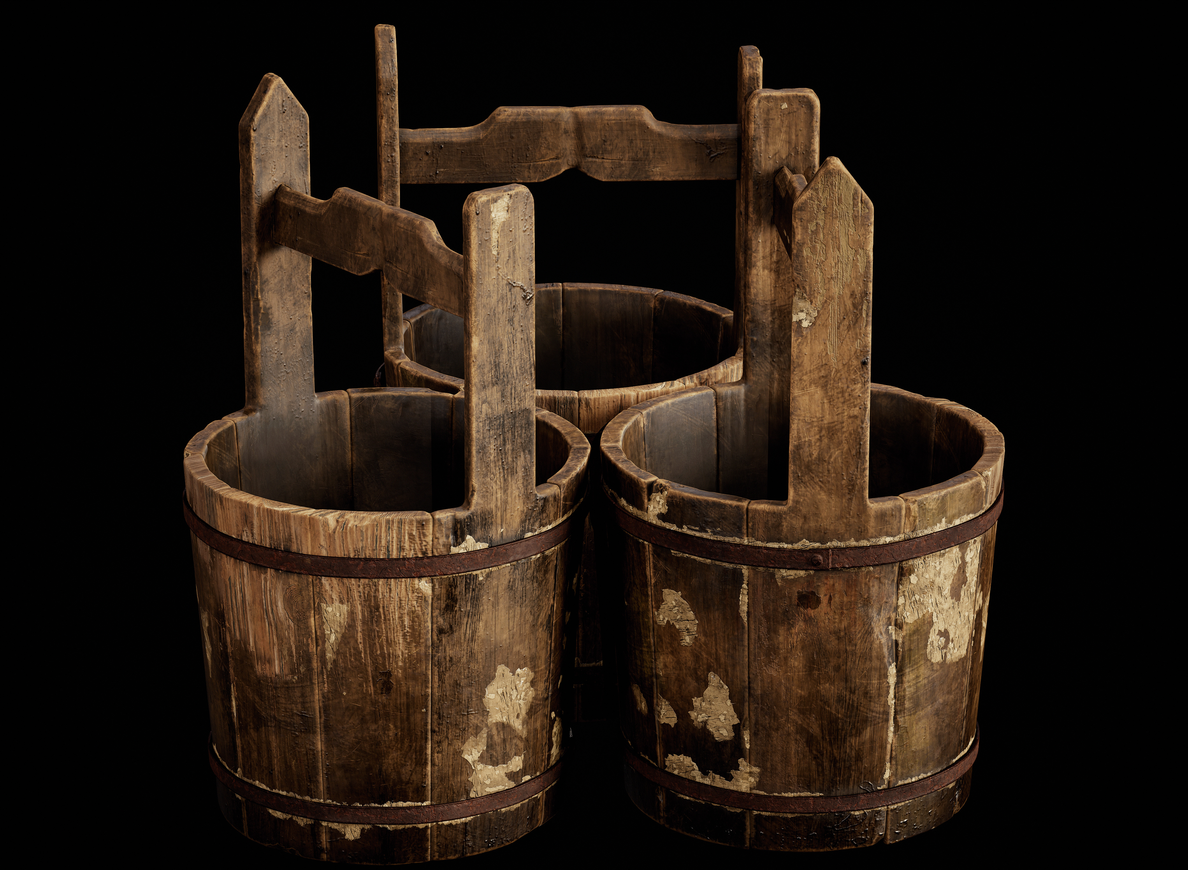 Nanite Bucket Low-poly 3D model_10