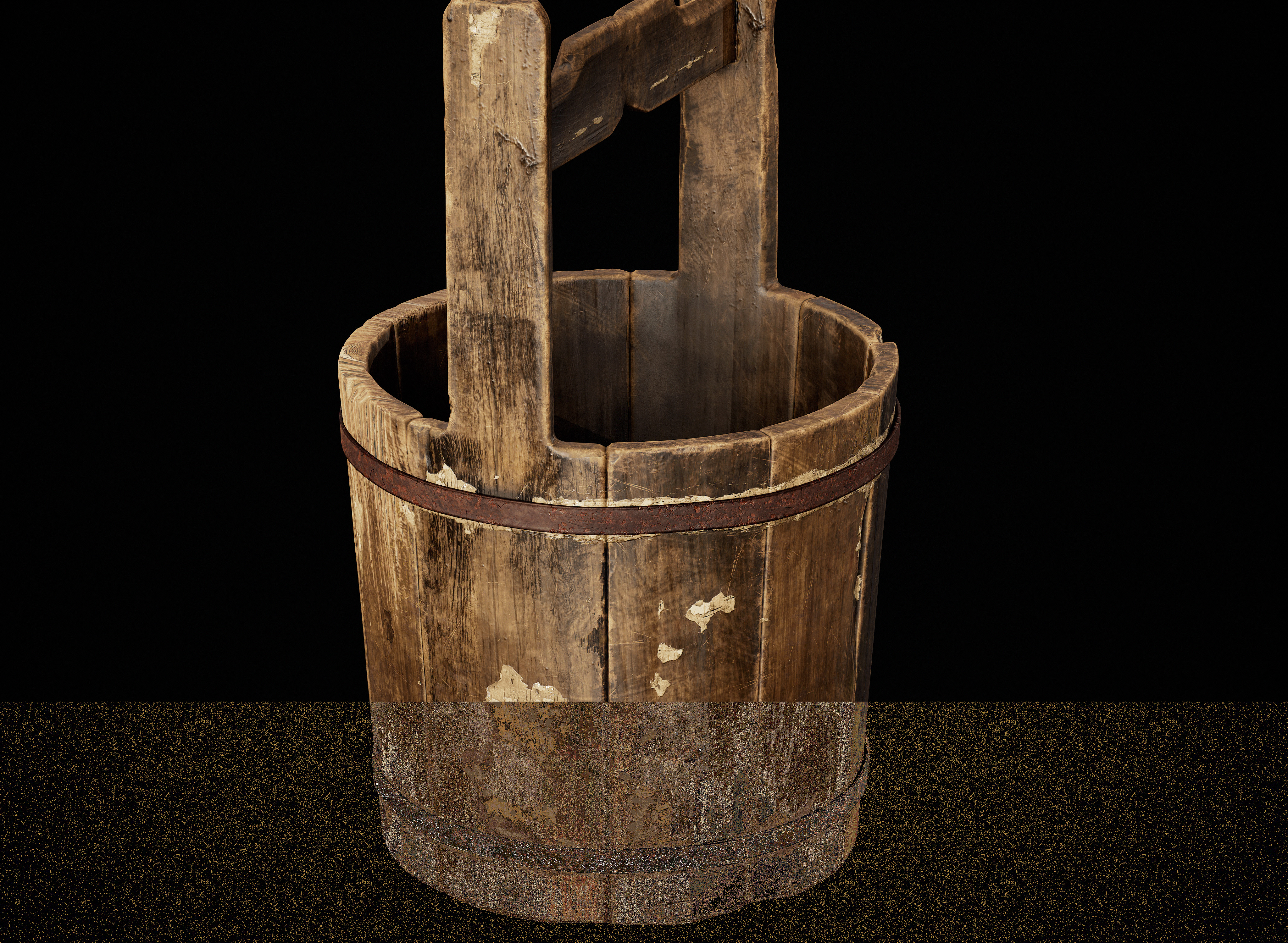 Nanite Bucket Low-poly 3D model_19