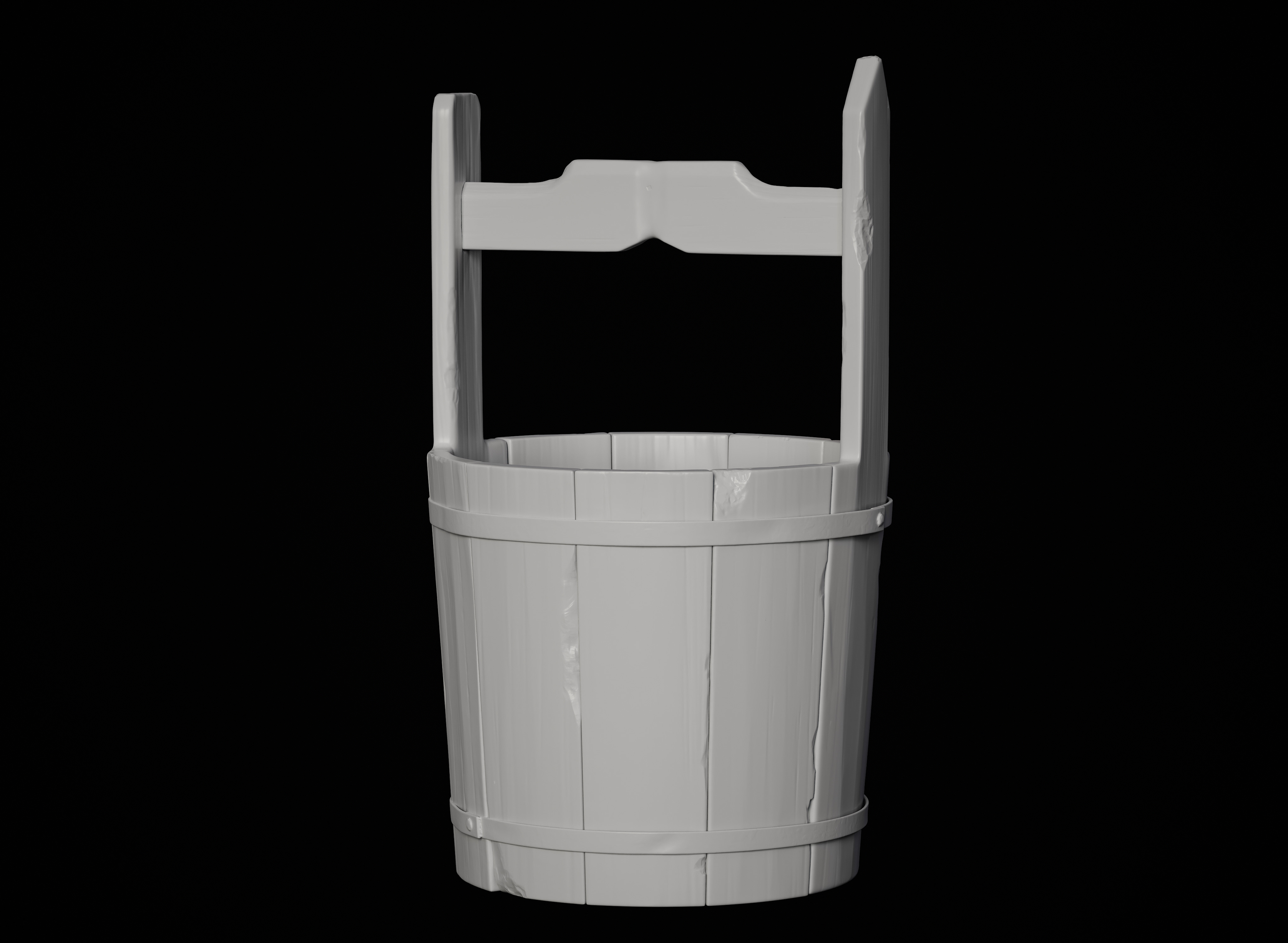 Nanite Bucket Low-poly 3D model_8
