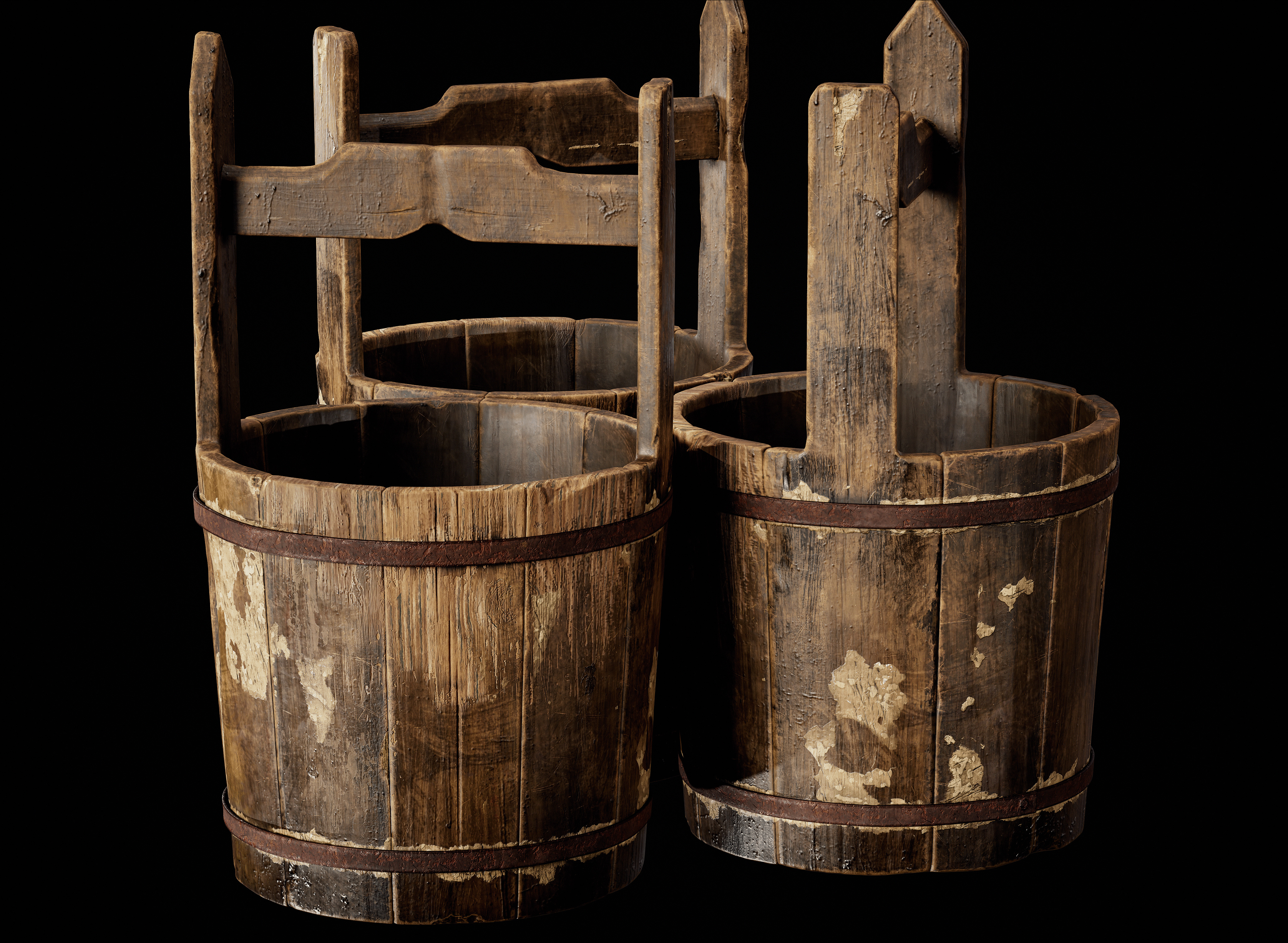 Nanite Bucket Low-poly 3D model_13