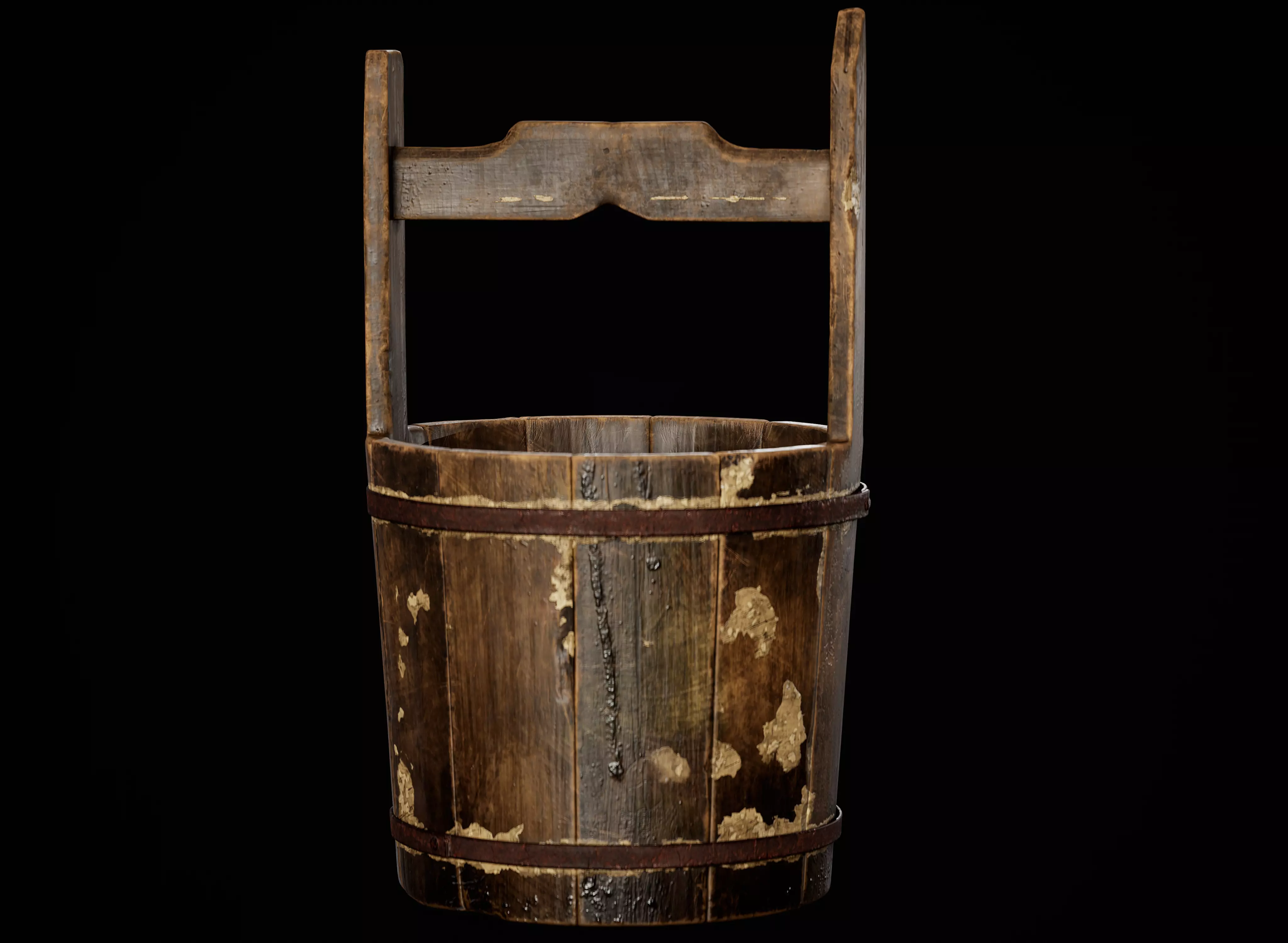 Nanite Bucket Low-poly 3D model_0