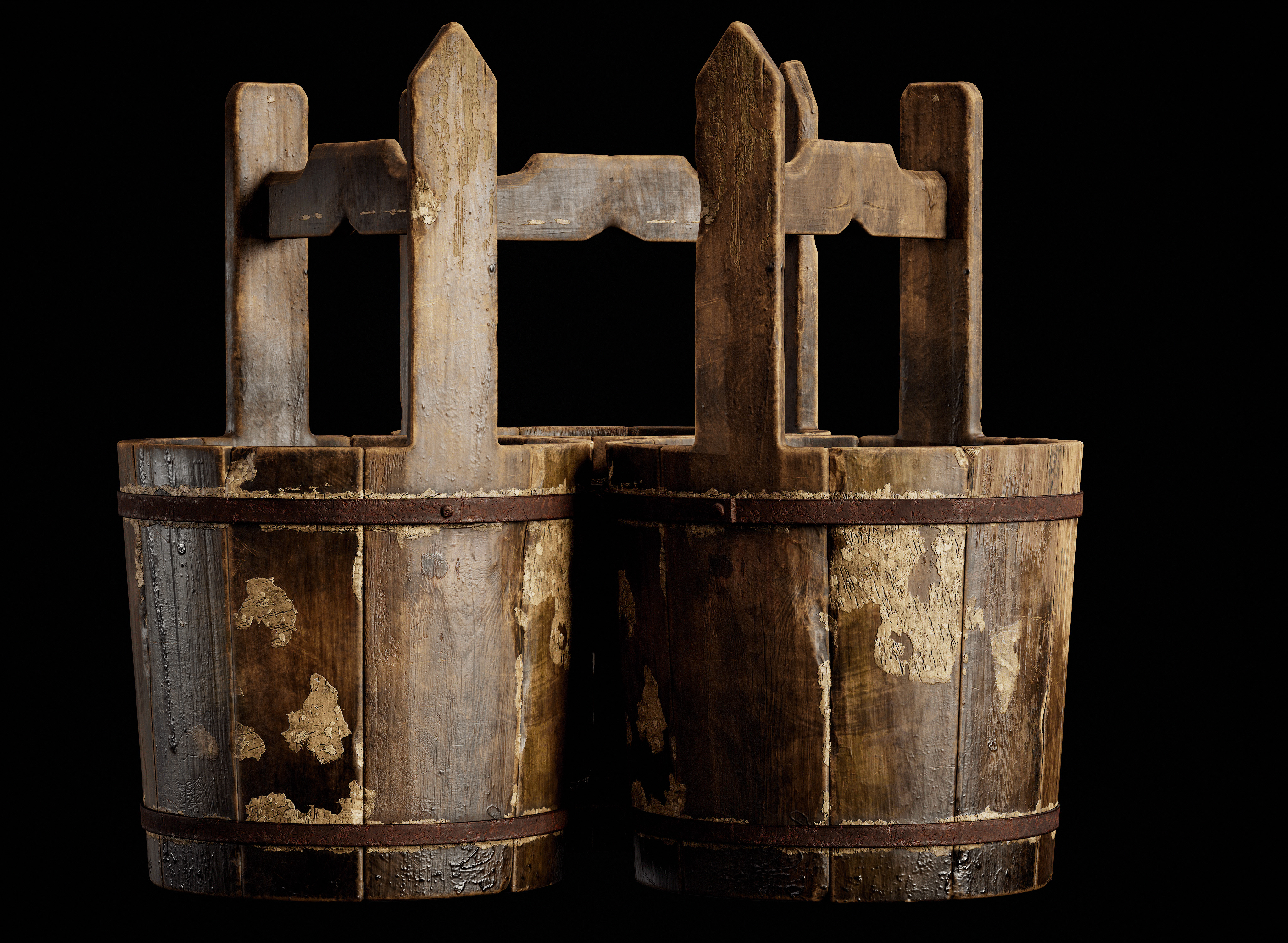 Nanite Bucket Low-poly 3D model_11