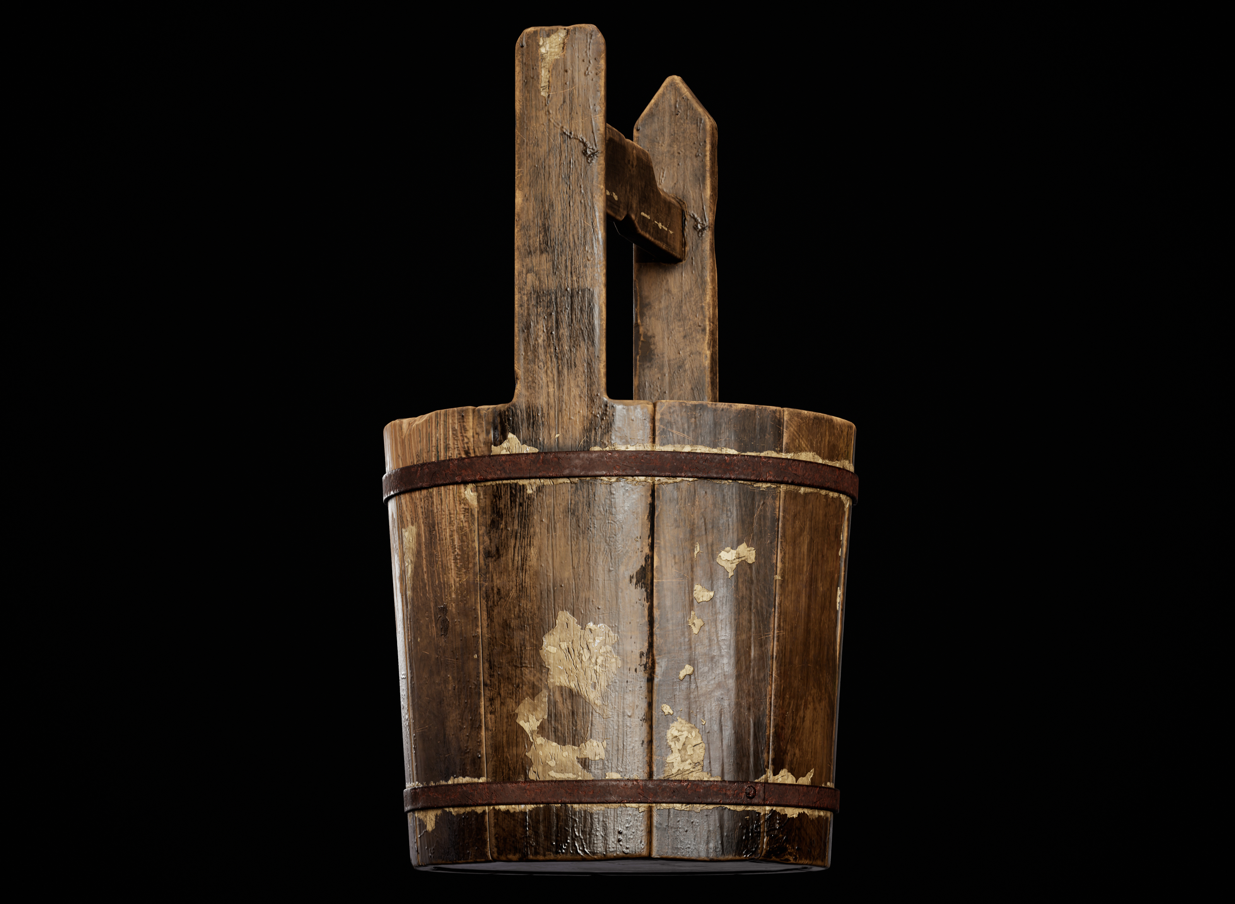 Nanite Bucket Low-poly 3D model_5