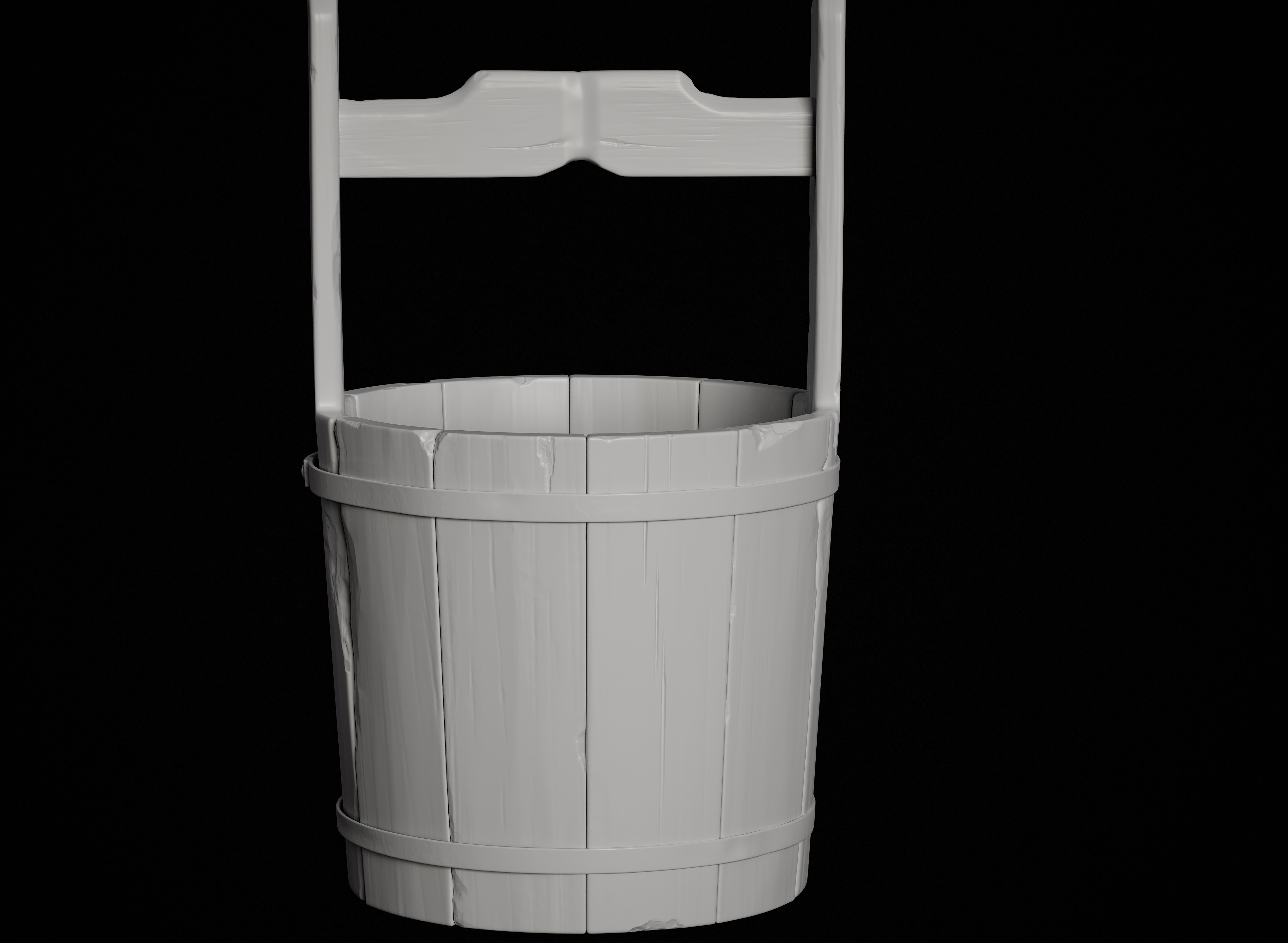 Nanite Bucket Low-poly 3D model_7