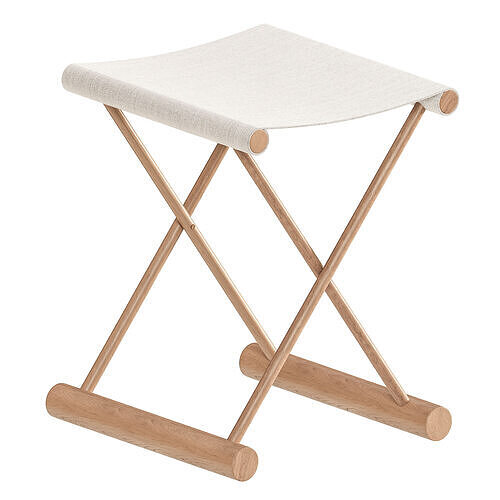 Zara Home Ash linen folding stool 3D model
