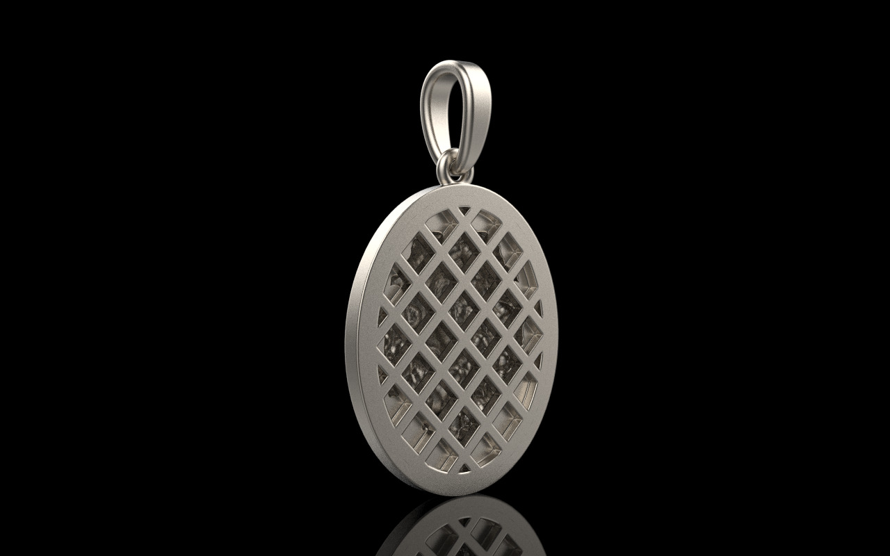 Lion pendant model 1185 3D print model_29