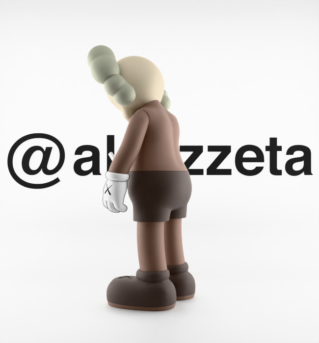 Kaws Hollowed for Print 3D print model_14