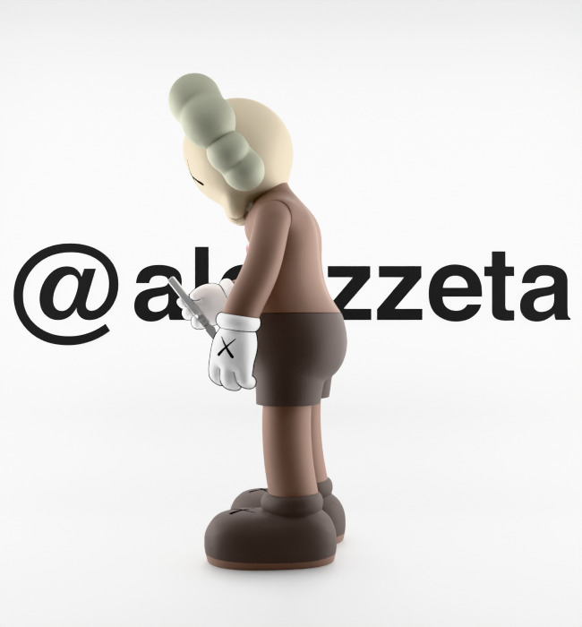 Kaws Hollowed for Print 3D print model_12