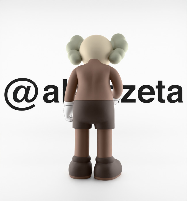 Kaws Hollowed for Print 3D print model_21