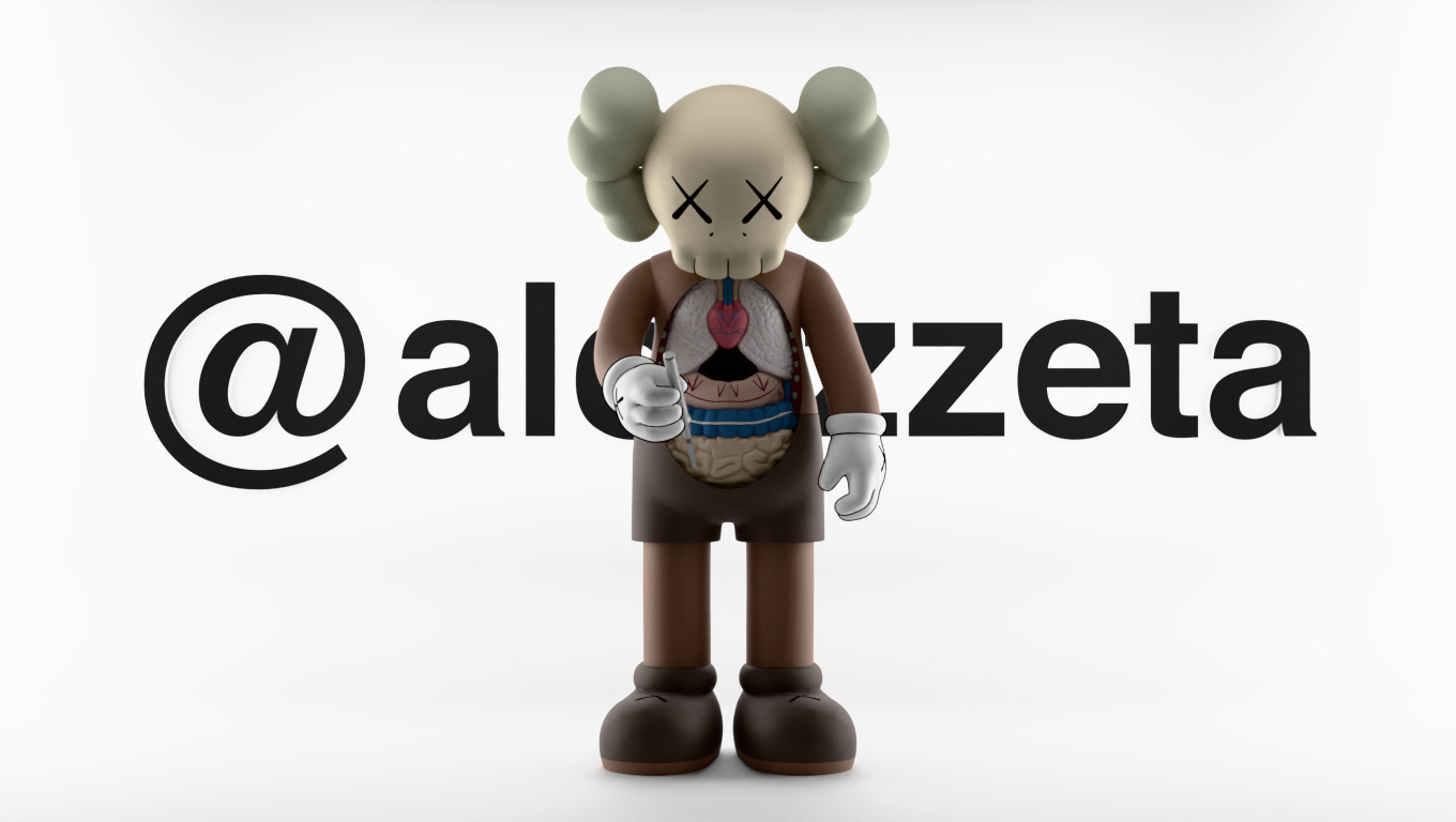 Kaws Hollowed for Print 3D print model_1