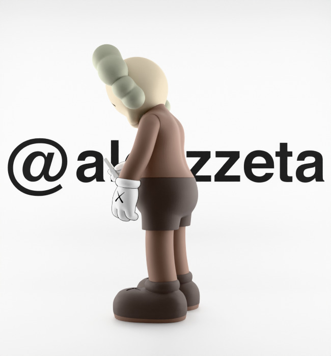 Kaws Hollowed for Print 3D print model_13