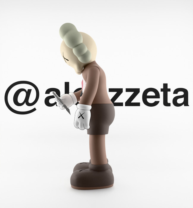 Kaws Hollowed for Print 3D print model_11