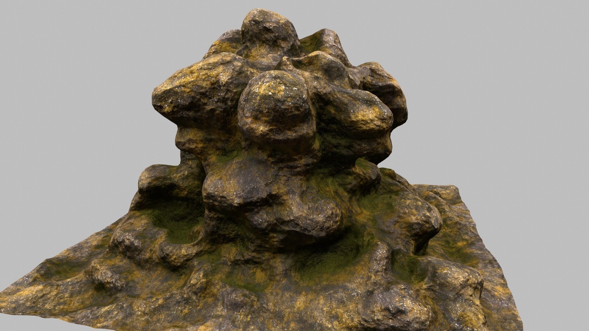 Rock Mount 3D model_4