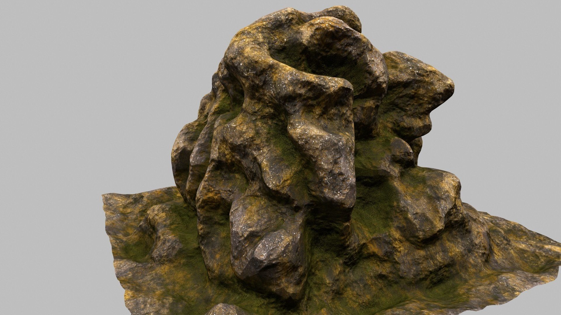 Rock Mount 3D model_6